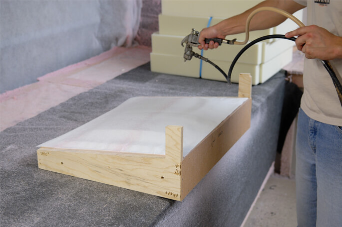 Solvent based adhesive