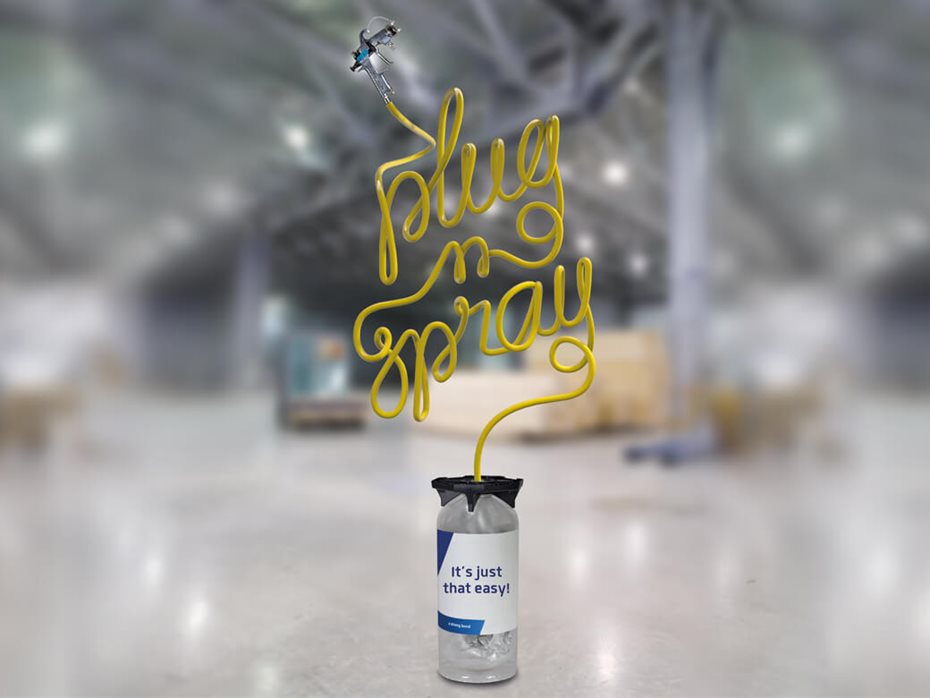 SABA Plug 'n Spray lijmapplicatiesysteem