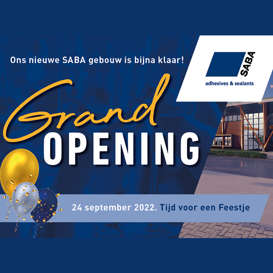 Aankondiging opening nieuwe gebouw SABA op 24 september 2022