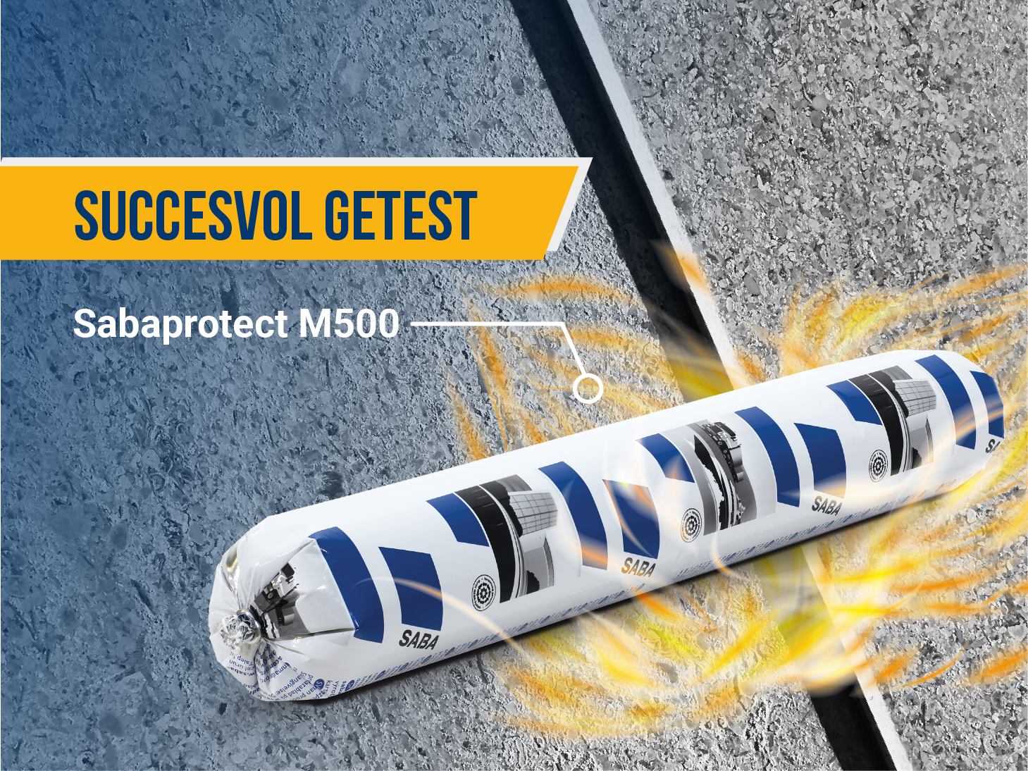 Sabaprotect M500 opnieuw succesvol getest: nu geclassificeerd tot 240 minuten brandwerend